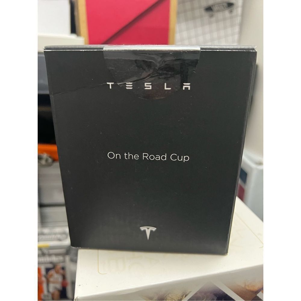 Brand new Tesla On the Road Cup 10oz Matte Black